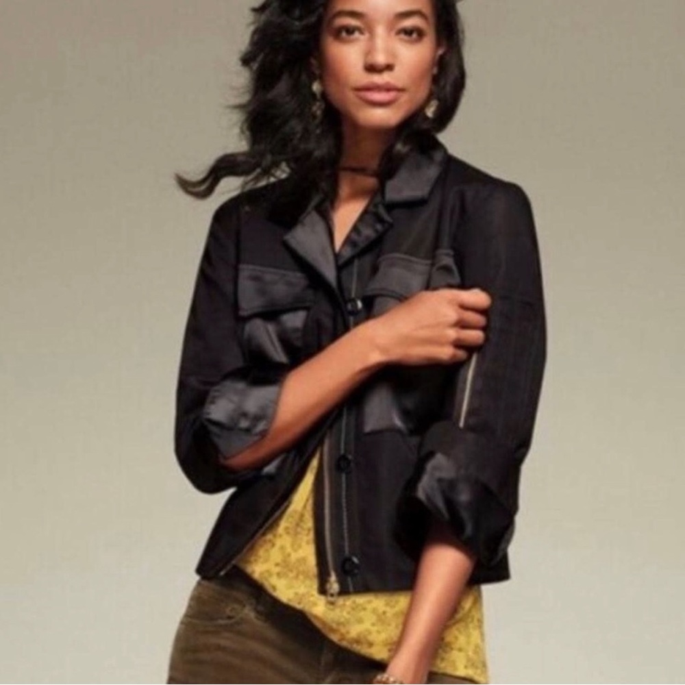 Cabi 3552 back in black jacket.  Size S
